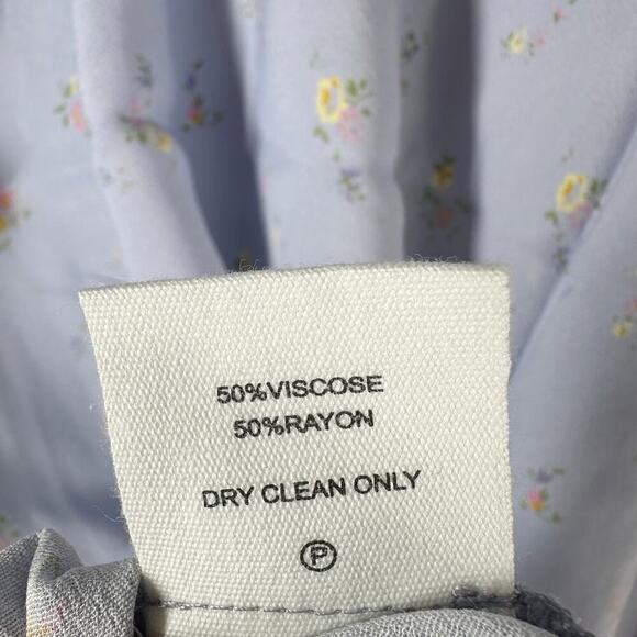 RUMORED North Country Midi Dress Forget-Me-Not Size Large - Picture 4 of 13